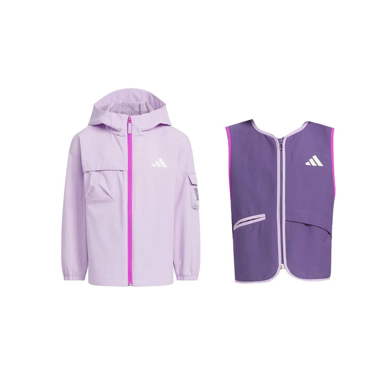 

Куртка Спортивная 2-предметный набор Детский Adidas, фиолетовый