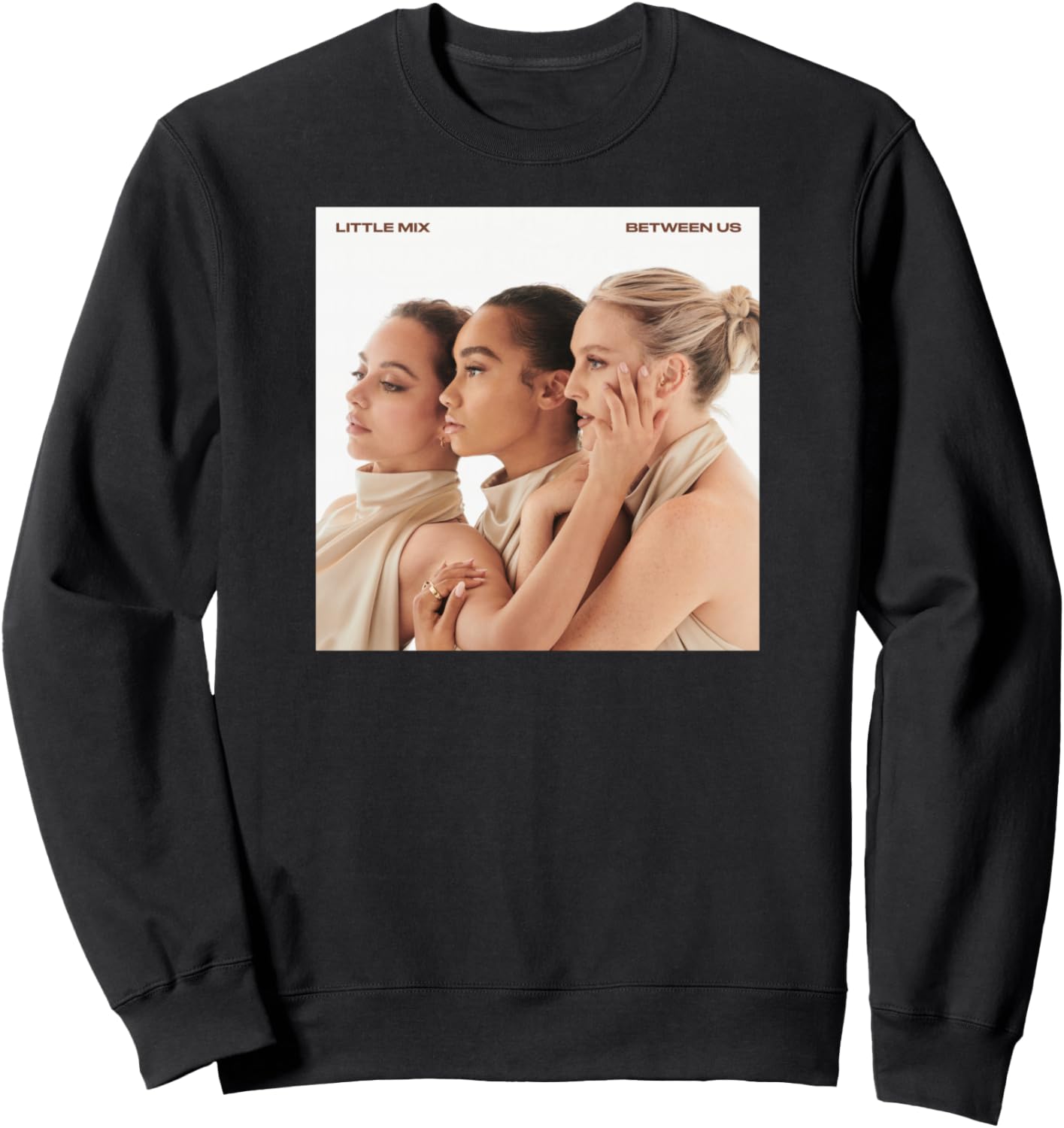 

Толстовка Little Mix с обложкой альбома Between Us, черная, Черный, Толстовка Little Mix с обложкой альбома Between Us, черная