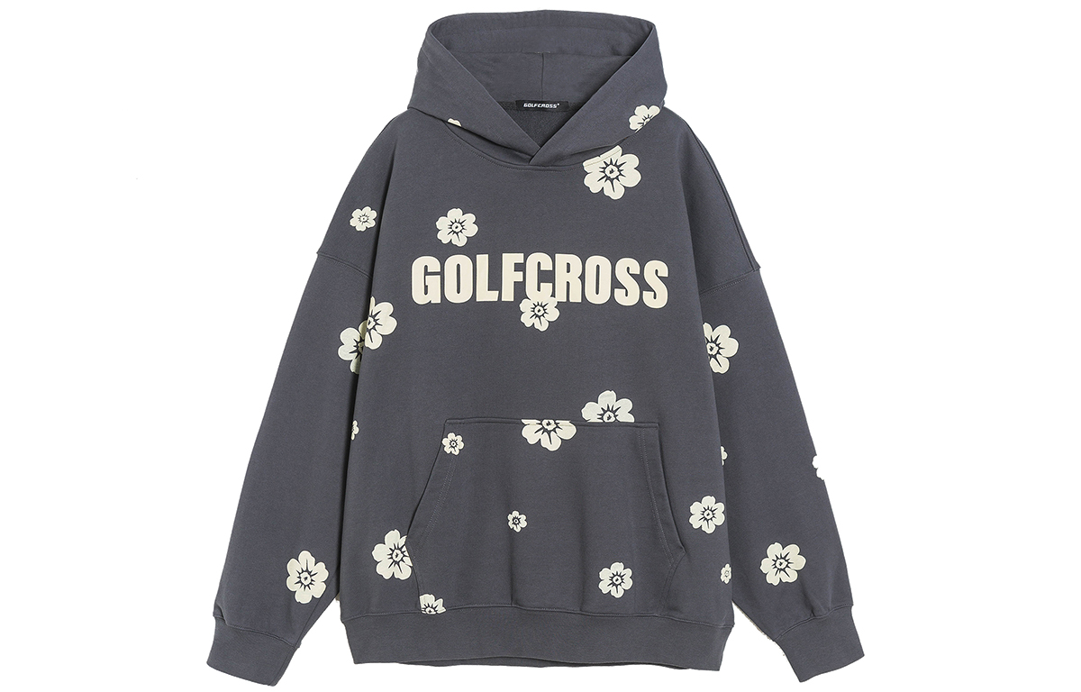 

Унисекс свитшот темно-серый GOLFCROSS