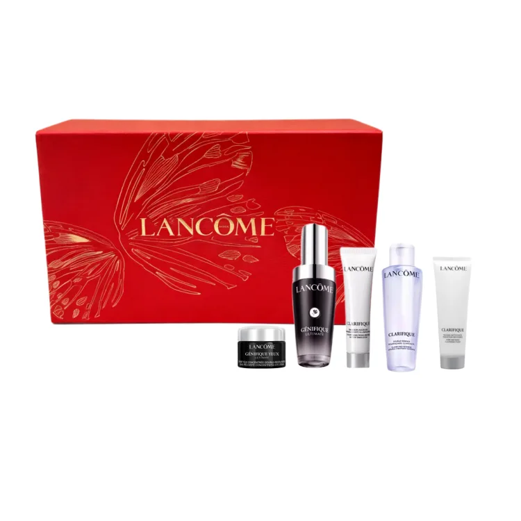 LANCOME Набор All Star Skincare Set Box, сыворотки Ultra Repair в маленькой черной бутылочке, увлажняющие и успокаивающие, Ultra-Repair Small Black Bottle Serums 30ml Box 2