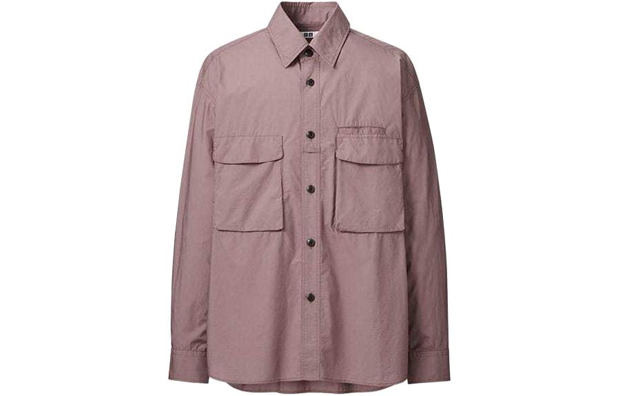 

Мужская рубашка U Collection цвета умбры UNIQLO, Umber