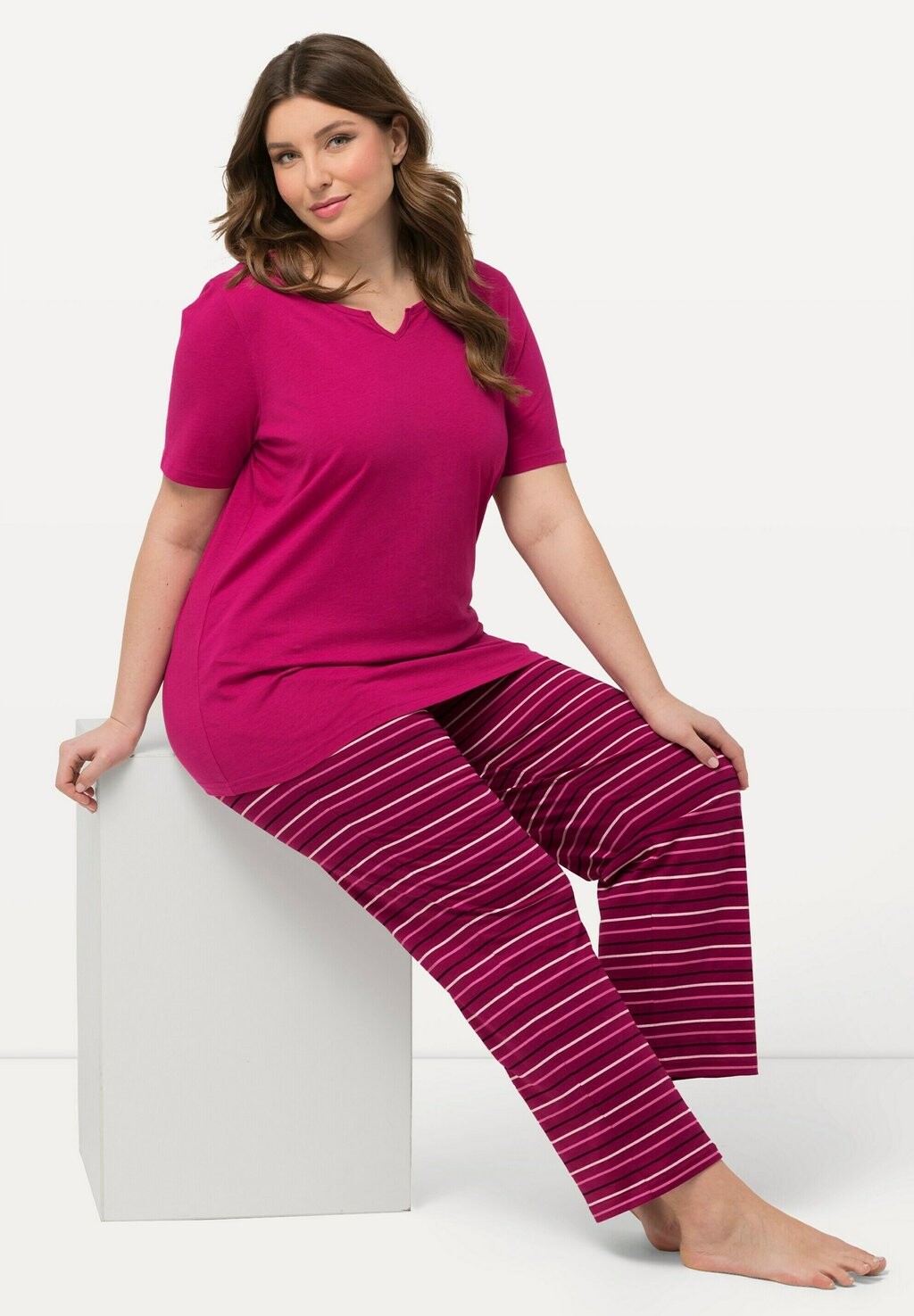 

Пижамный комплект TWO-PIECE SET Ulla Popken, розовый