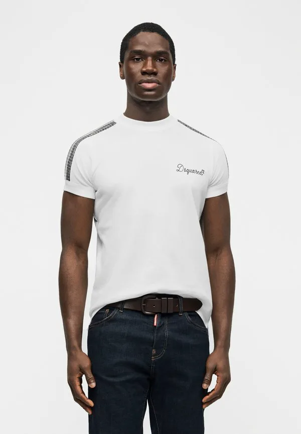 Стильная футболка с принтом Dsquared2, White — фото 3