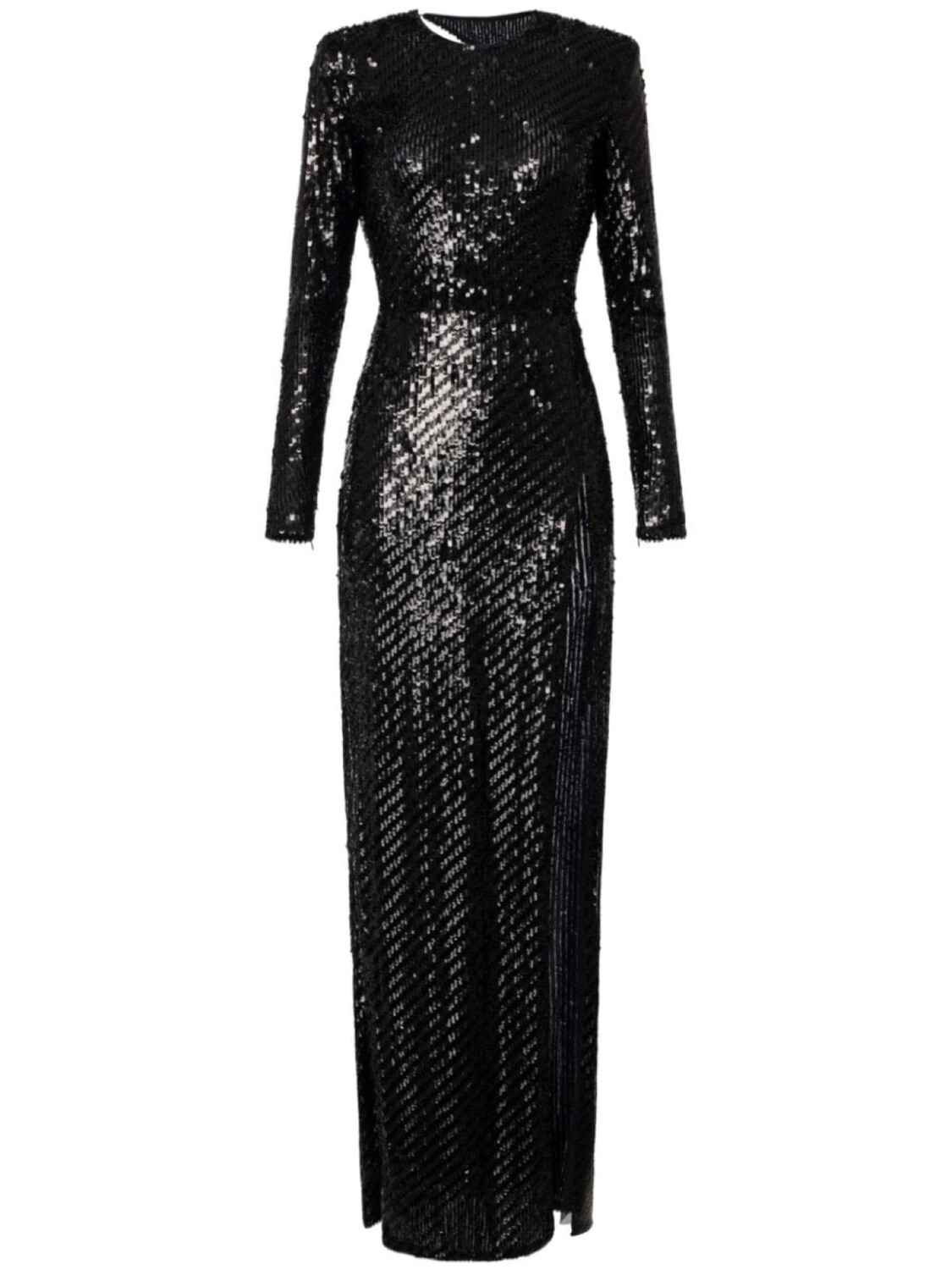 

Платье Elisabetta Franchi из тюля с пайетками, черный