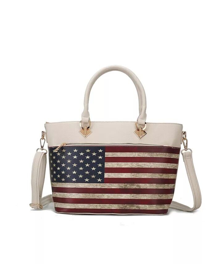

Большая сумка Lilian Patriotic от Mia K Mkf Collection, бежевый