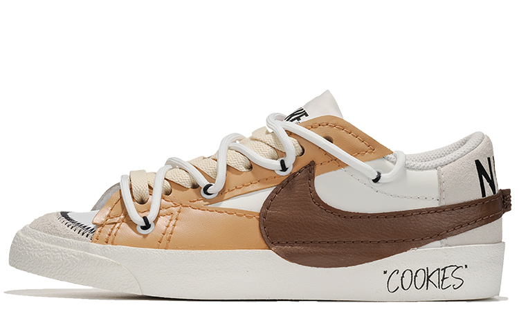 

Кроссовки Nike Blazer Skateboard Shoes Women's Low-Top Brown/coffee/beige