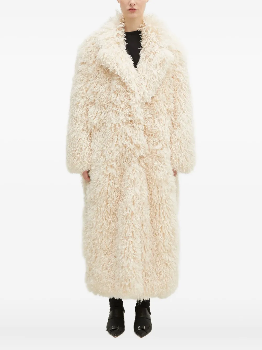 

Длинное пальто Fiorucci, нейтральный