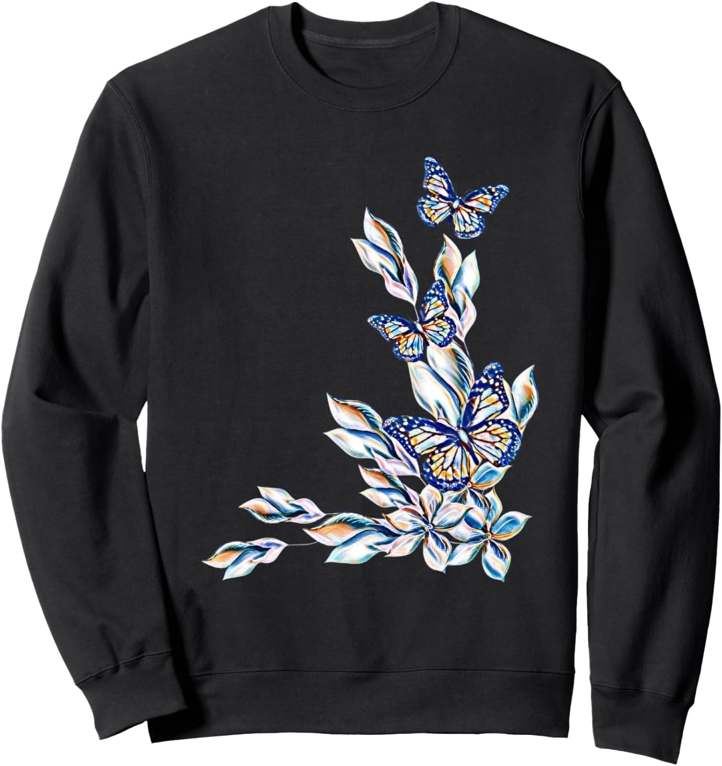 

Крылья бабочек, насекомые, жуки, толстовка с бабочками Butterfly Insect - Gift Christmas Birthday, черный