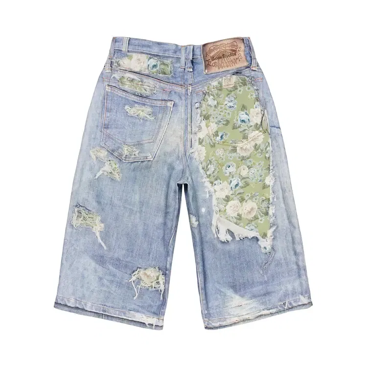 Джинсовые шорты Acne Studios Trompe L, синий — фото 2