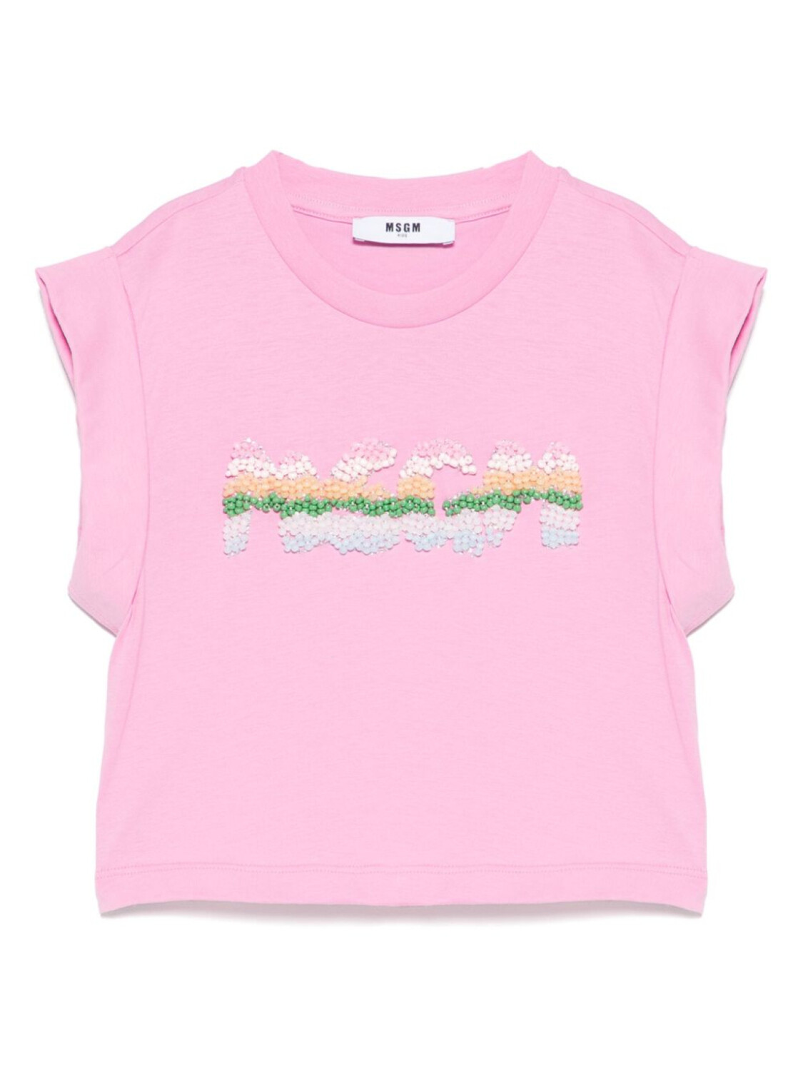 

Футболка с логотипом MSGM Kids, розовый