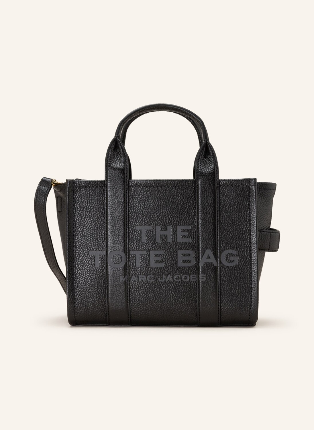 

Кожаная сумка-шупер the small MARC JACOBS, черный