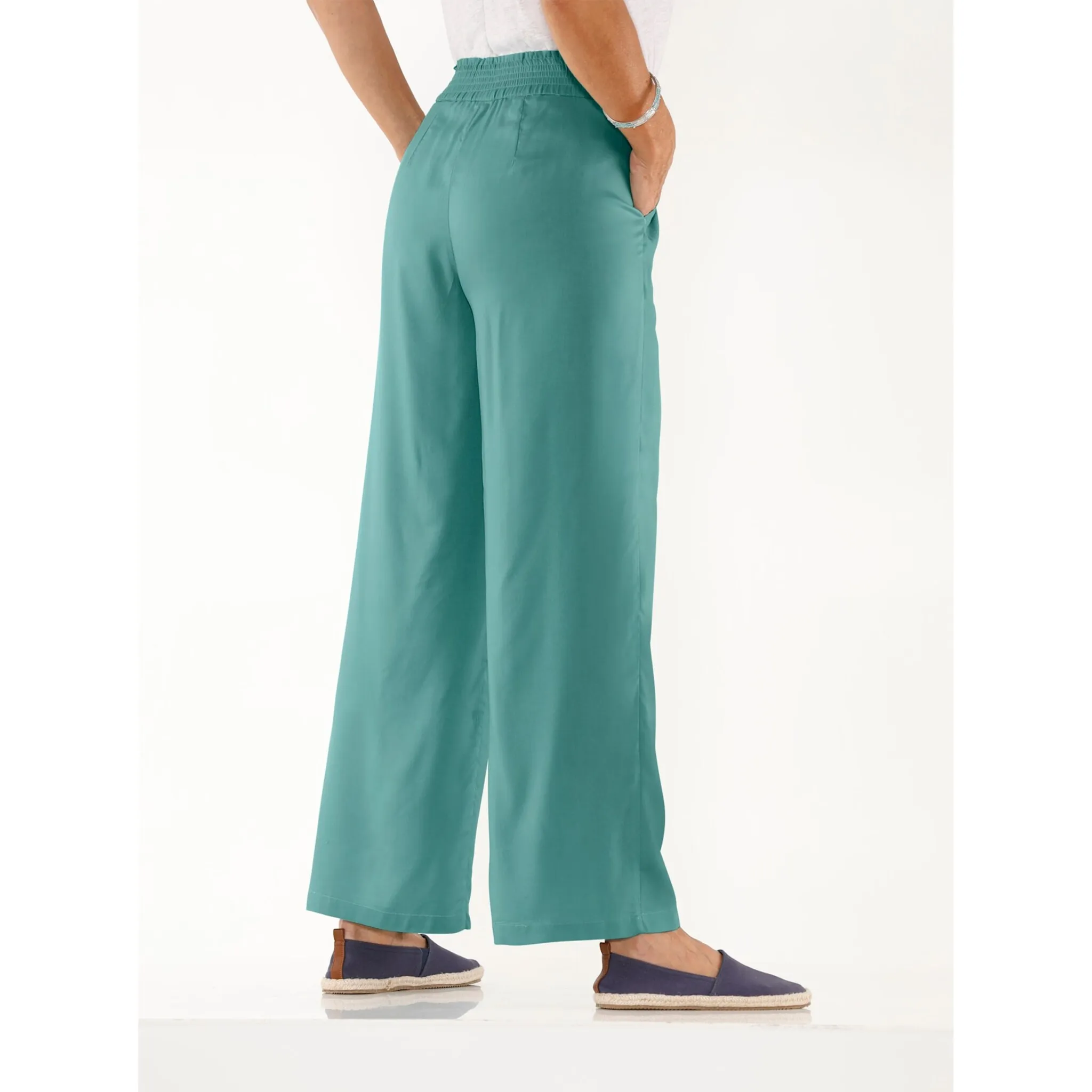 

Брюки без застежки Classic Basics, цвет Salbei