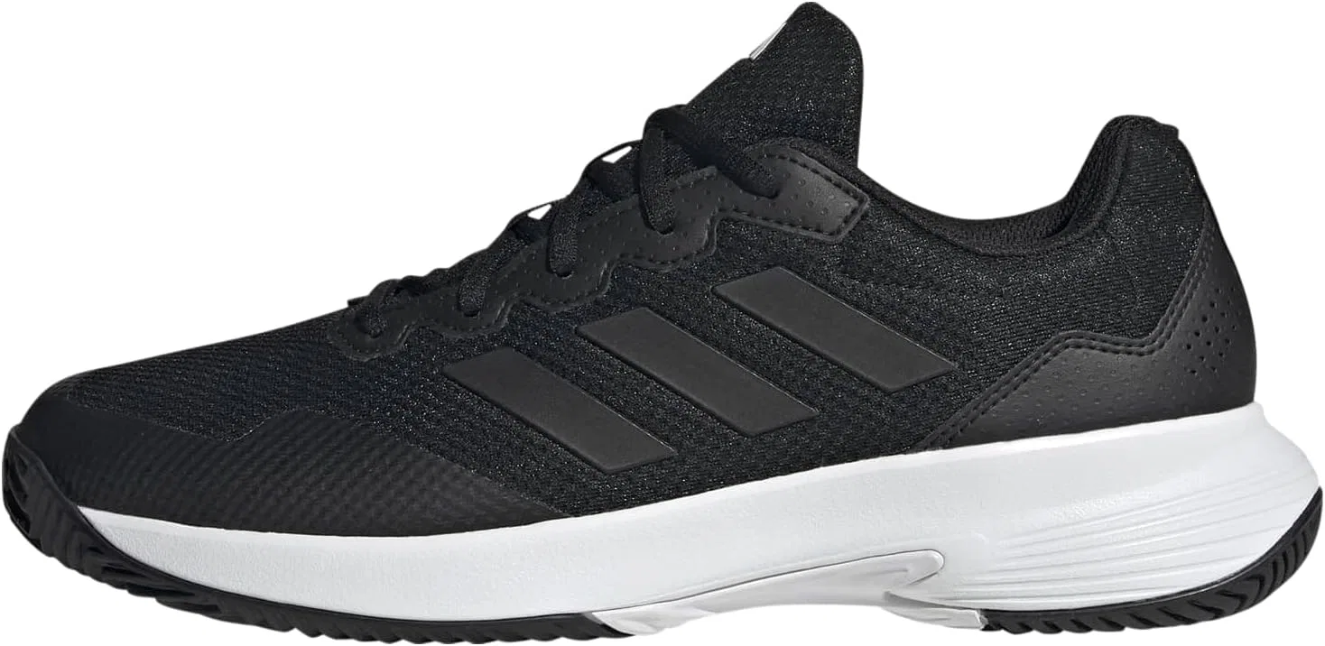 Кроссовки для тенниса adidas Gamecourt 2, Black/Black/White