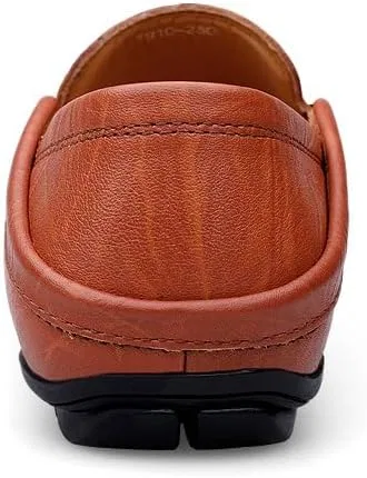 Лоферы кожаные Loafers for Men Darkbrown SayfuR — фото 4