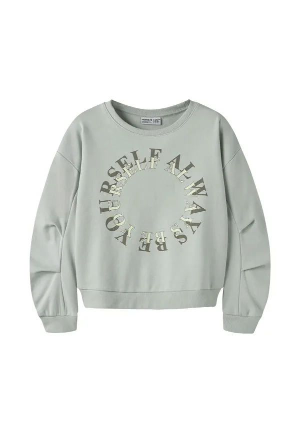 Толстовка nkfptaround Name It, Aqua Gray — фото 2