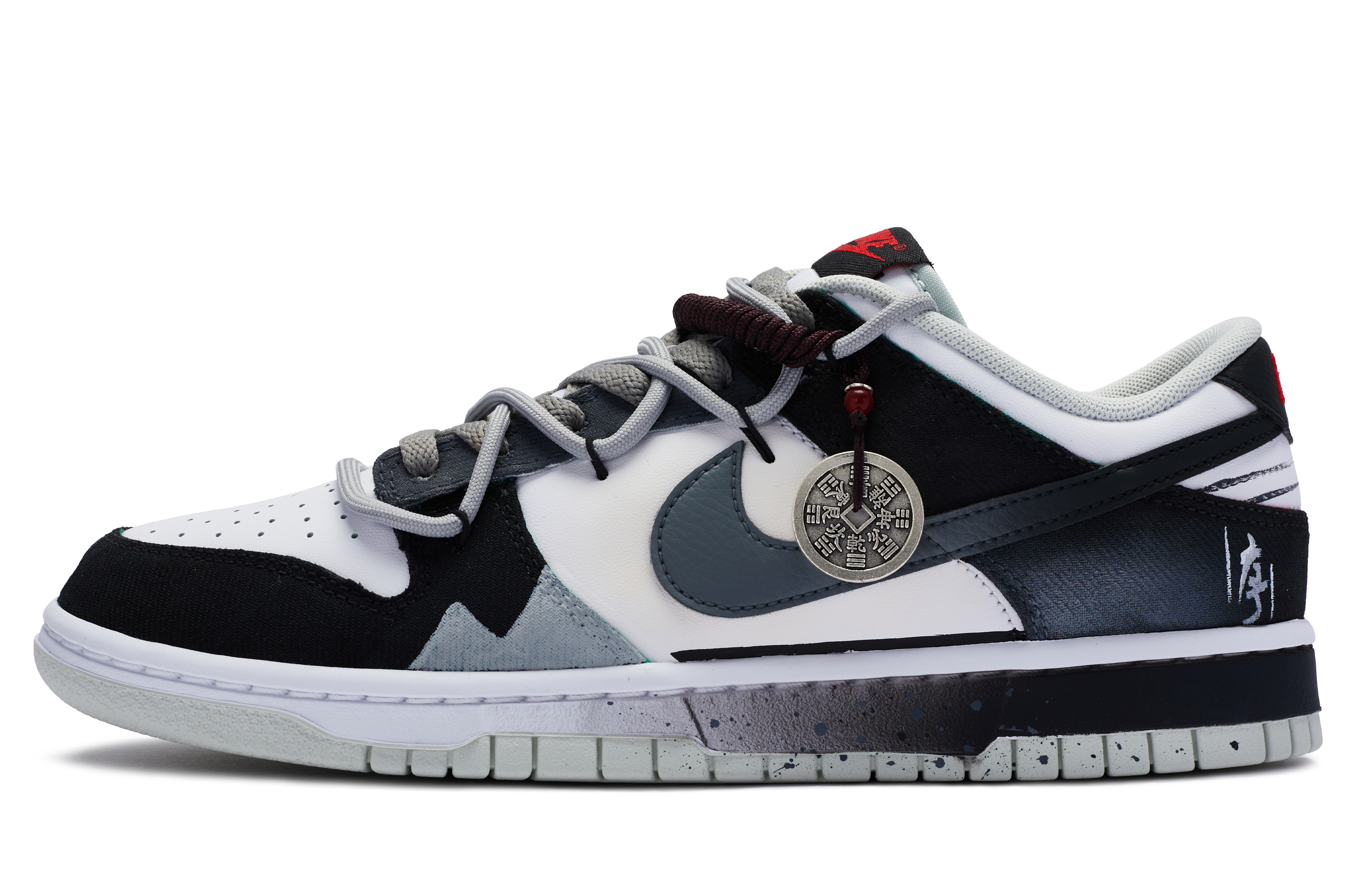 

Кроссовки Nike Dunk Skateboard Shoes Men Low-Top Gray, Серый, Кроссовки Nike Dunk Skateboard Shoes Men Low-Top Gray