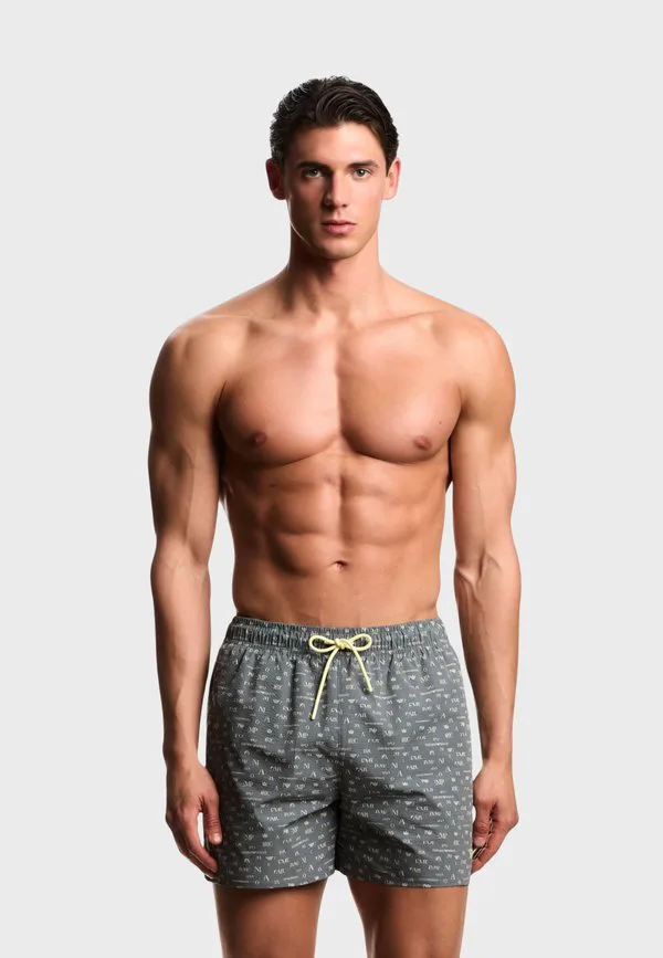 Плавки-Боксеры с маленьким логотипом Emporio Armani, Pr. Ea Green-Eggnog