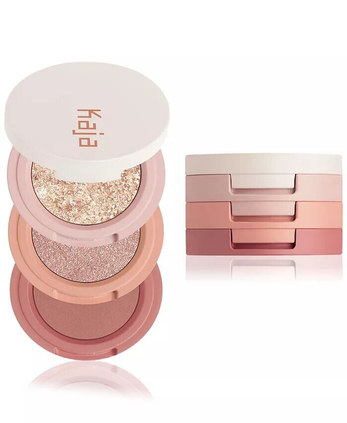 

Трио теней для век Bento Bouncy Eyeshadow Kaja, цвет Peach Madeline