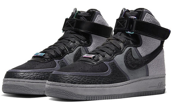 Кроссовки xa ma maneire air force 1 высокие Nike, черный — фото 3
