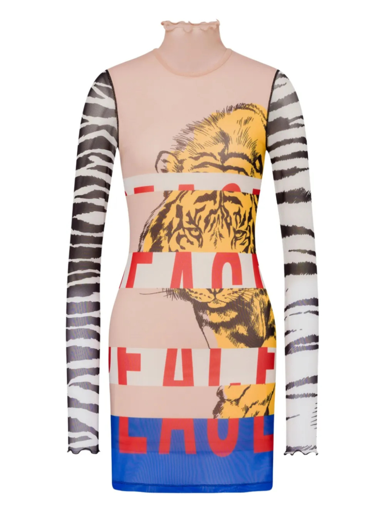 

MOSCHINO JEANS платье мини с графичным принтом, черный