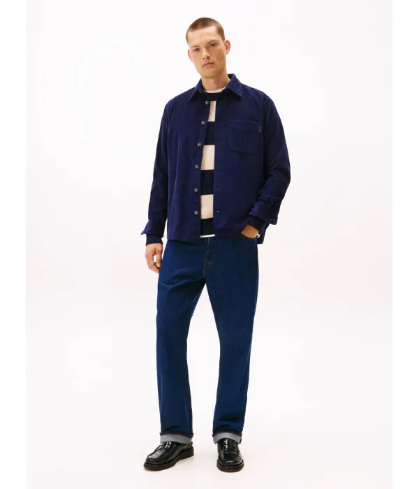 Вельветовая рубашка Loose fit Tommy Hilfiger, синий — фото 2