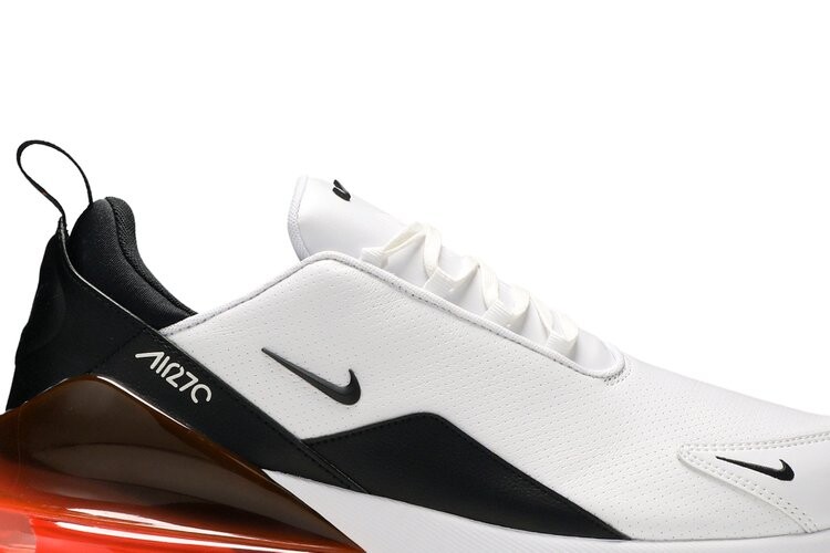 Кроссовки Nike Air Max 270 Premium Leather 'Hyper Crimson', белый — фото 2