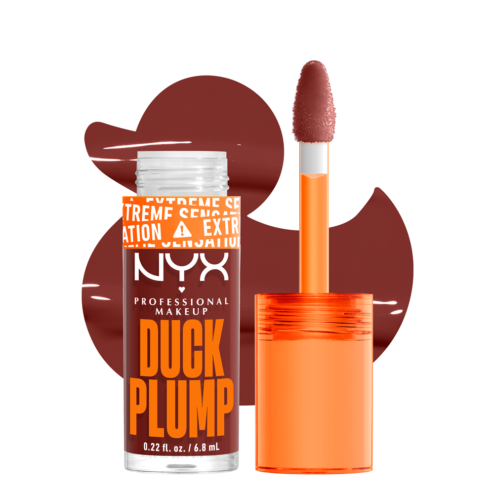 

Пухлый блеск для губ duck plump lip gloss Nyx Professional Makeup, цвет nr. 16 wine not, 6.8 мл