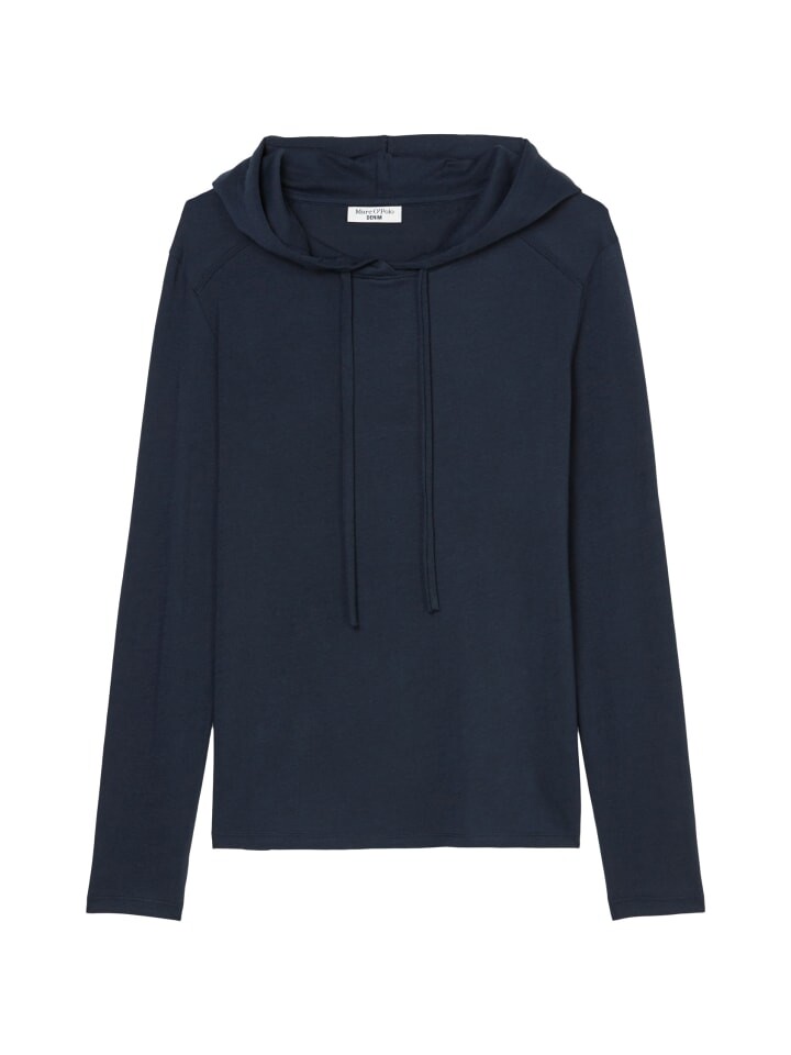

Футболка Marc O'Polo DENIM Kapuzen-Longsleeve relaxed, цвет Navy Teal