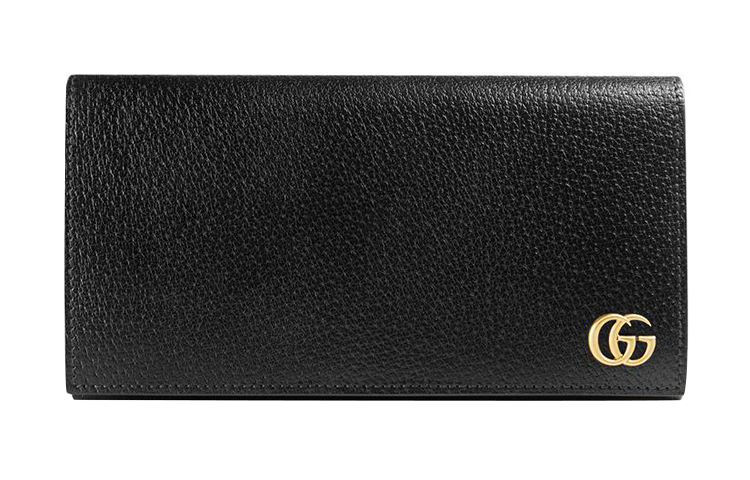 

GUCCI Кошелёк из телячьей кожи GG Marmont мужской чёрный