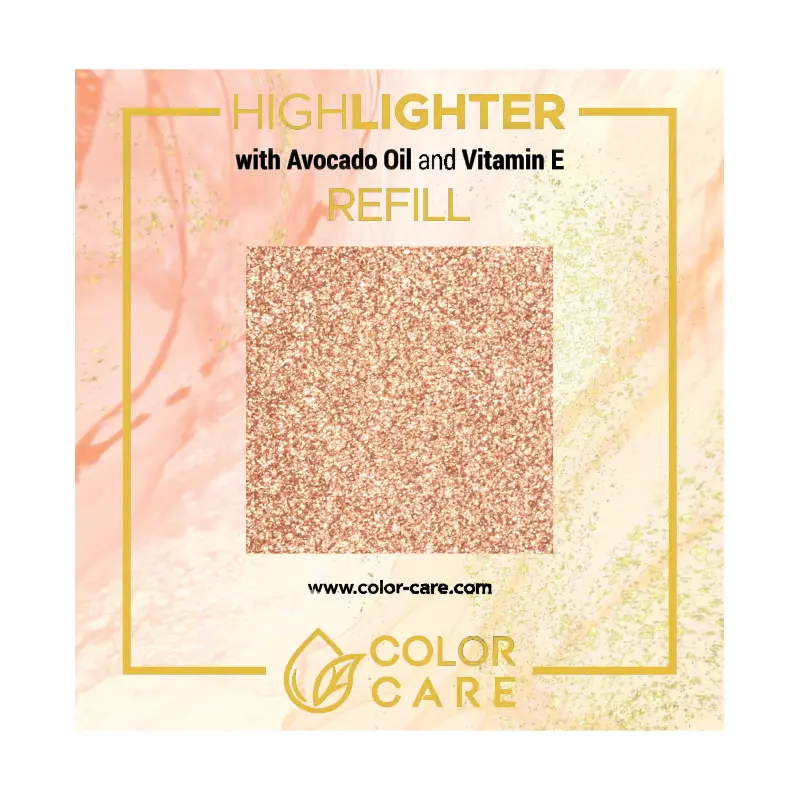 

Веганский хайлайтер - сменный блок - 02 розовый Color Care Universal, 8 гр