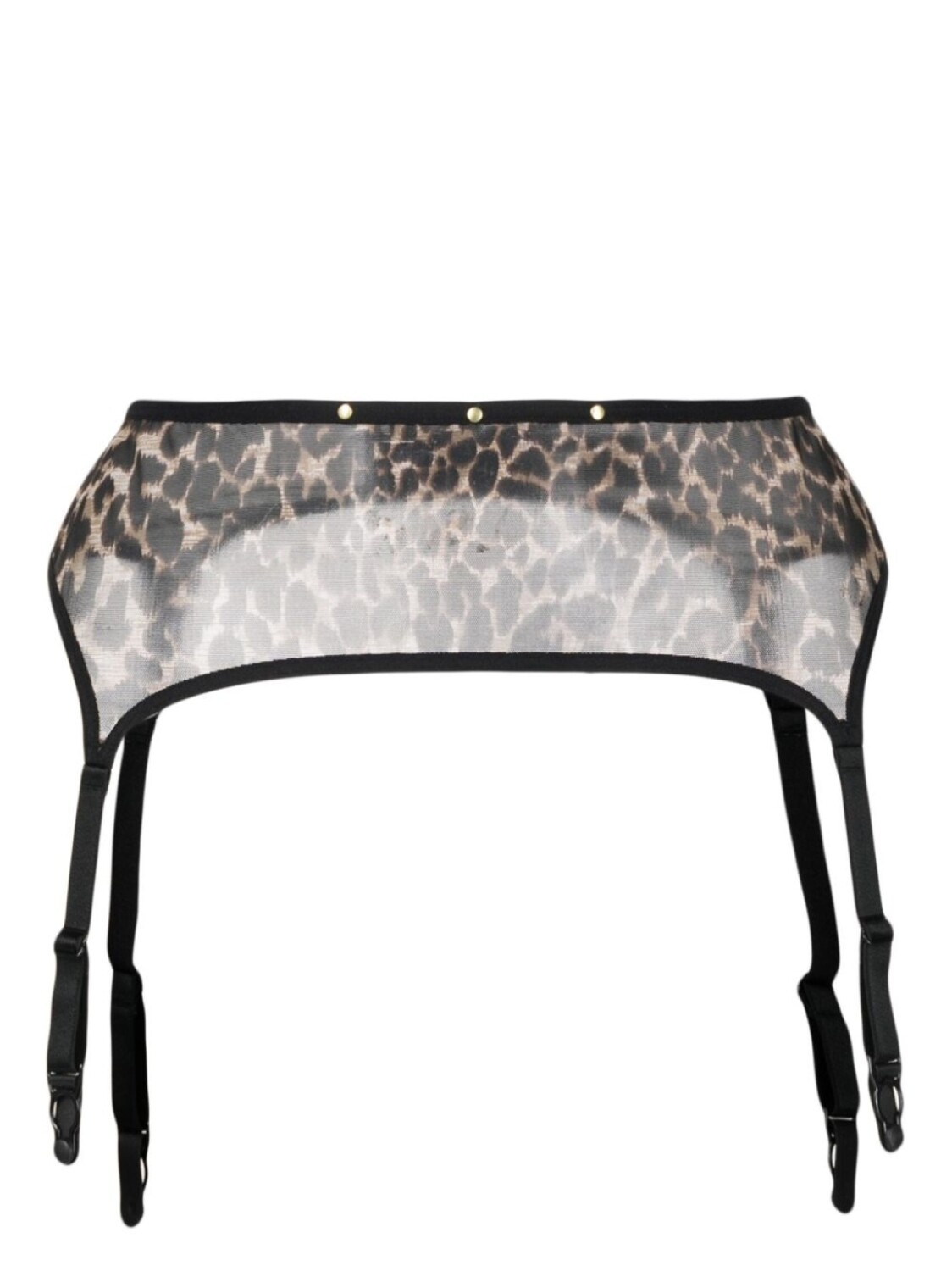 

Marlies Dekkers сетчатый пояс для чулок Vixen с леопардовым принтом, коричневый