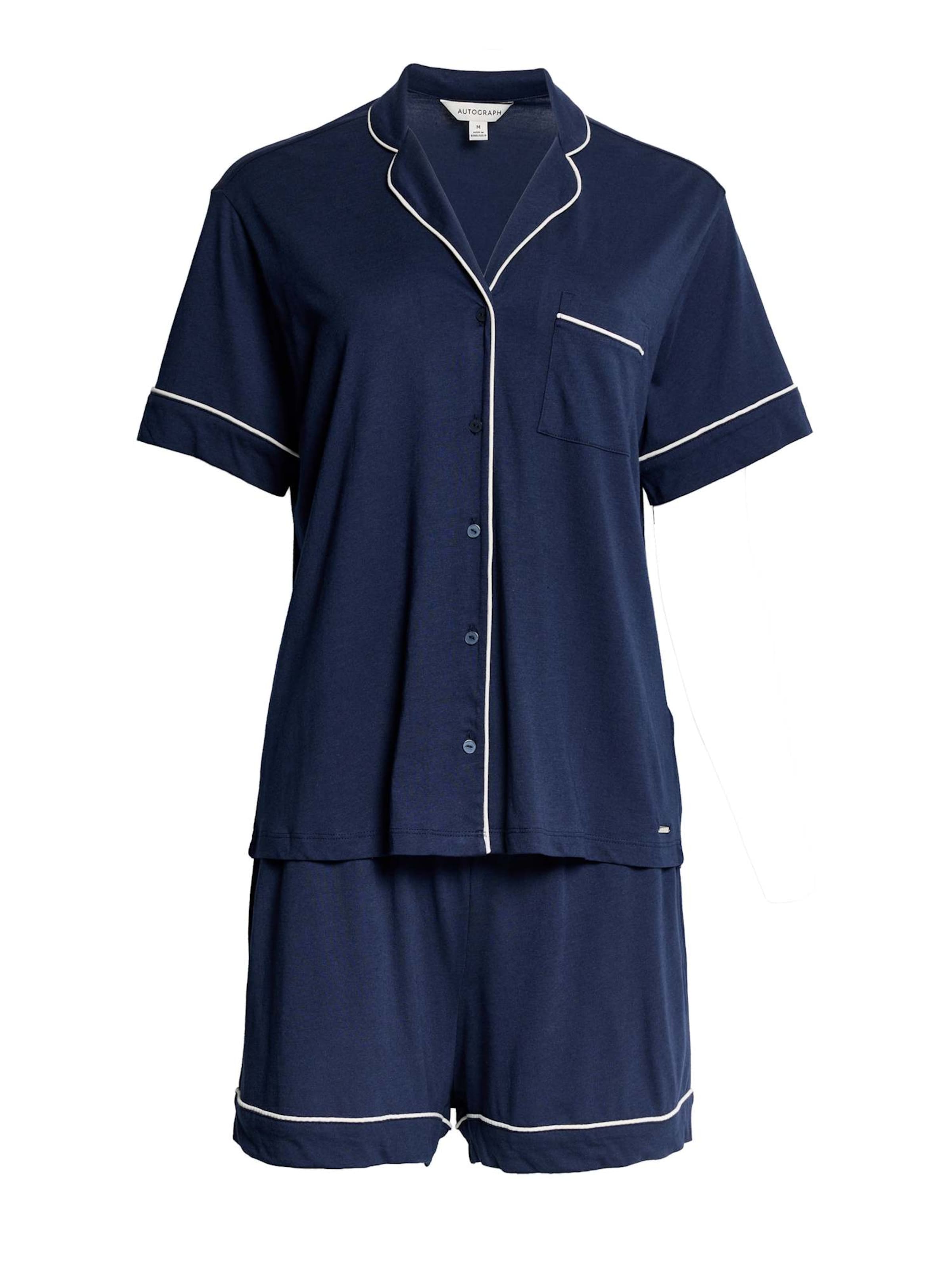 

Marks & Spencer Короткий пижамный комплект в цвете Navy