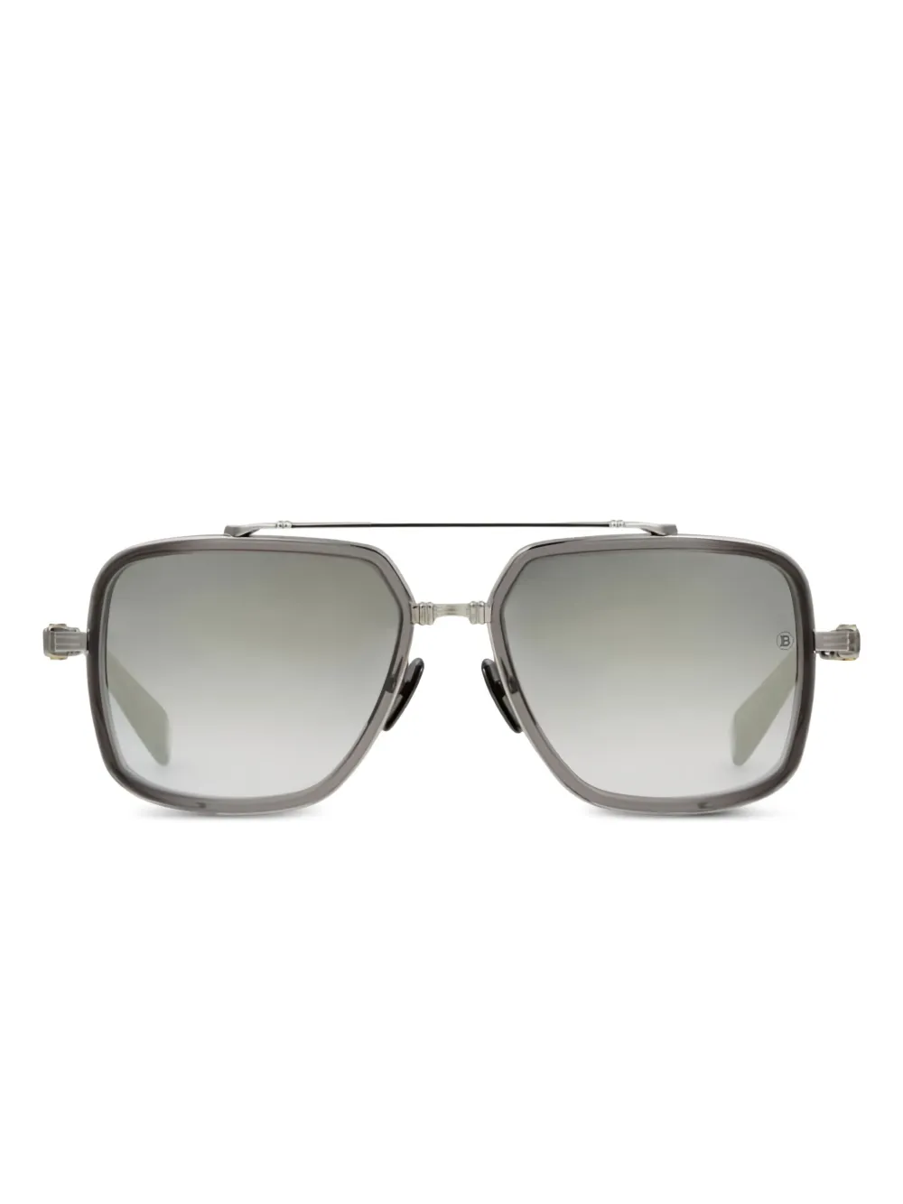 

Солнцезащитные очки Officier в квадратной оправе Balmain, серый