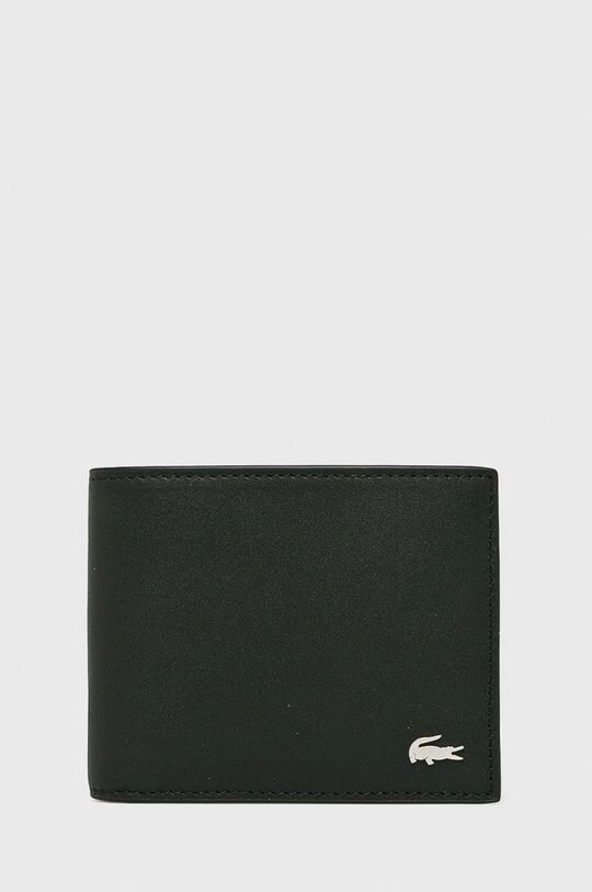 

Кожаный кошелек Lacoste, черный
