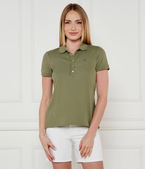 

Рубашка поло Slim fit Lauren Ralph Lauren, зеленый