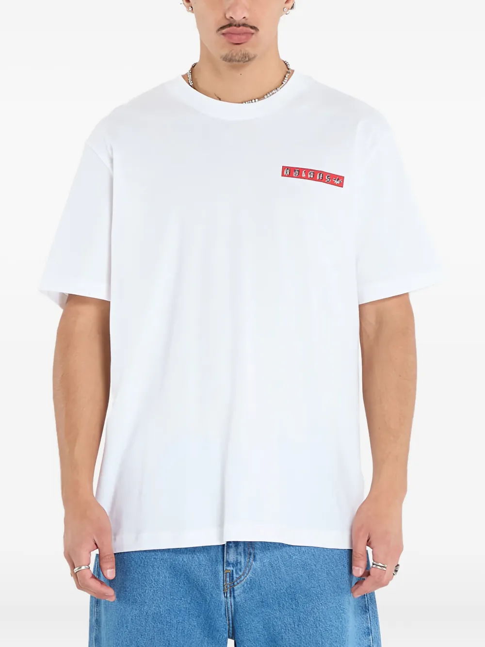 

Футболка с графическим принтом Adidas, белый