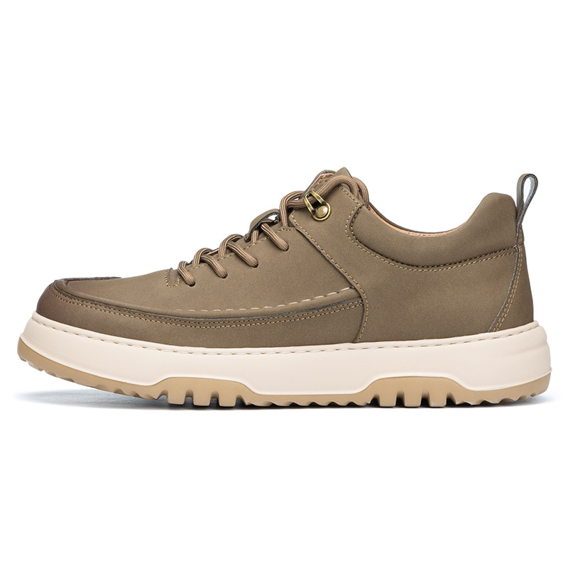 

CELE Дышащие низкие скейтерские кроссовки мужские хаки, цвет Khaki