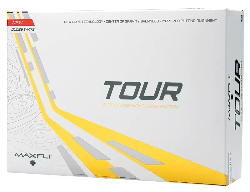 

Мячи для гольфа Maxfli Tour 2021, цвет Gloss White
