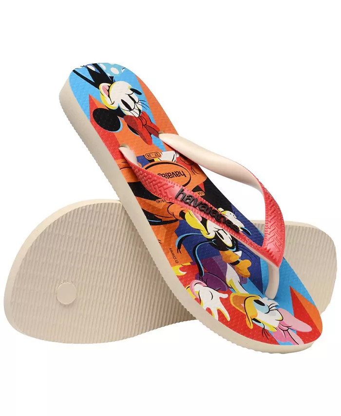 Стильные мужские сандалии Disney Havaianas, коричневый/бежевый — фото 4