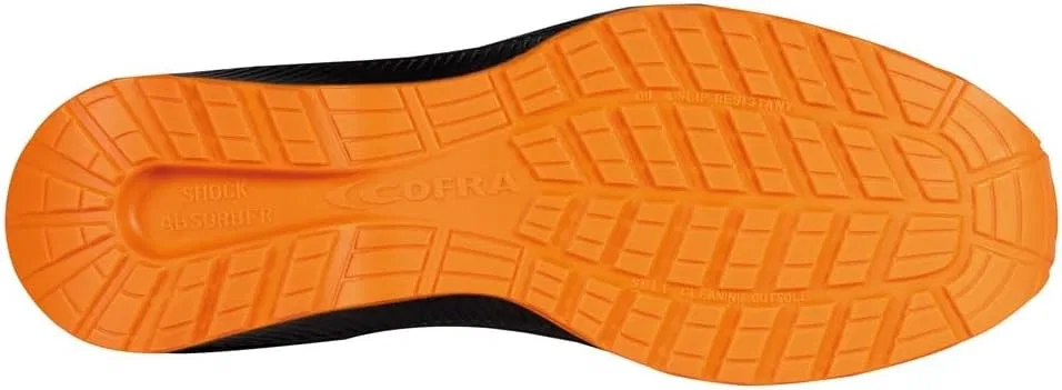 Защитная обувь COFRA Rushing S3L FO SR, легкая мужская рабочая обувь, Black Orange — фото 2