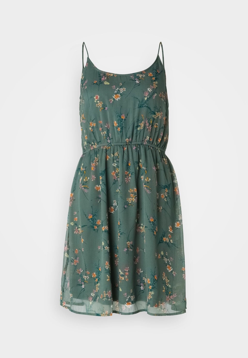 

Летнее платье VMSMILLA SINGLET SHORT DRESS Vero Moda, зеленый