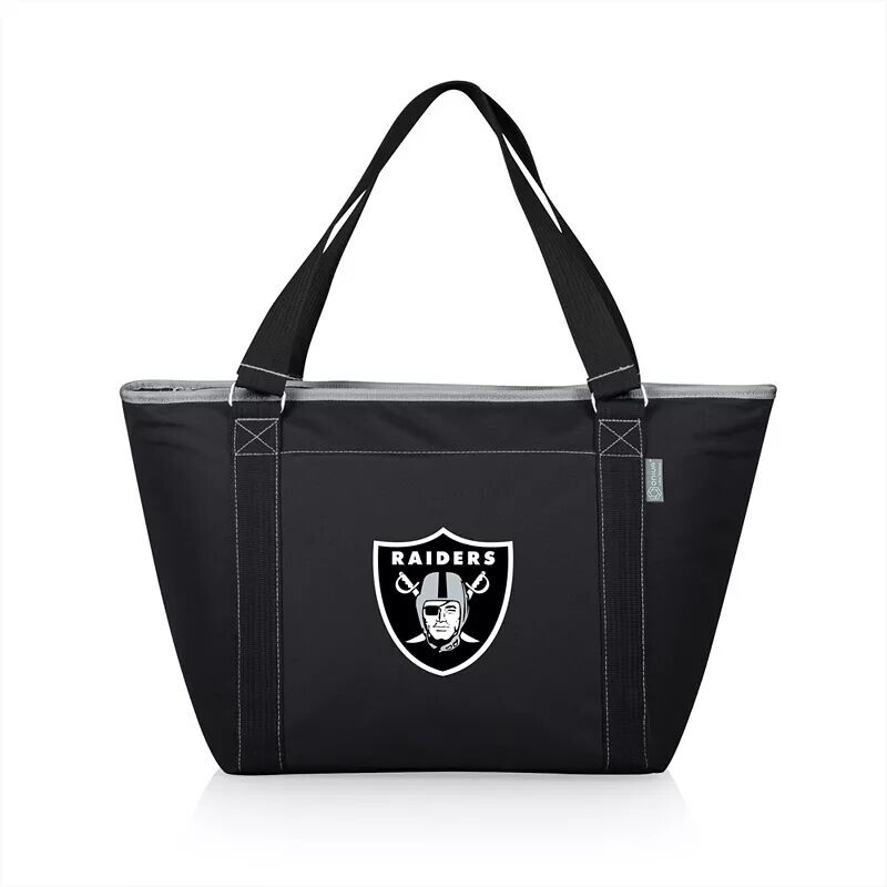 

Черная большая сумка-холодильник Picnic Time Las Vegas Raiders Topanga