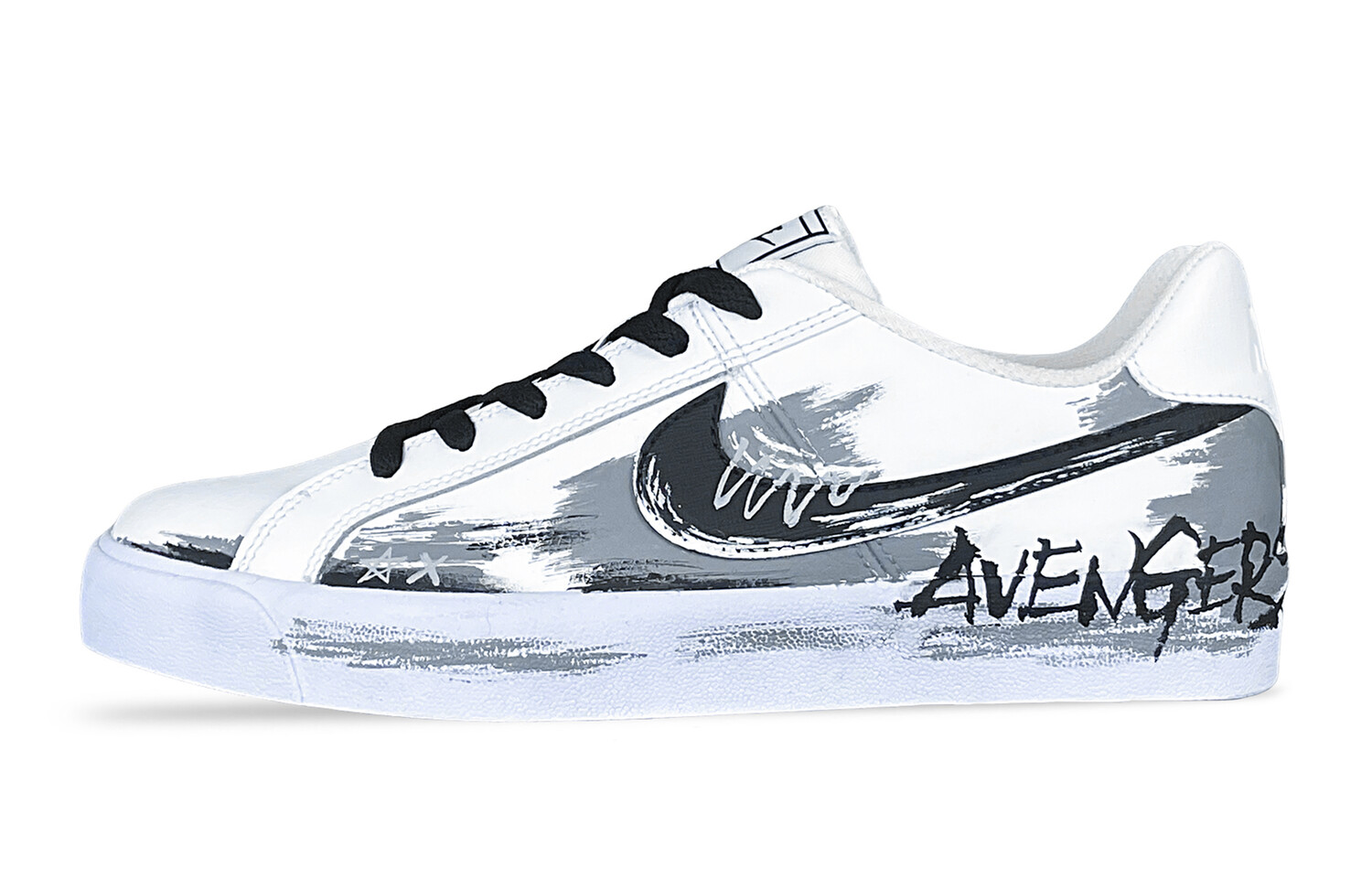 

Кроссовки для скейтбординга Court Royale унисекс с низким верхом серо-белый Nike