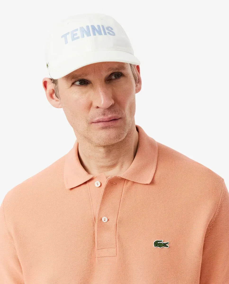 Мужская футболка с коротким рукавом Lacoste, ярко-оранжевый — фото 3
