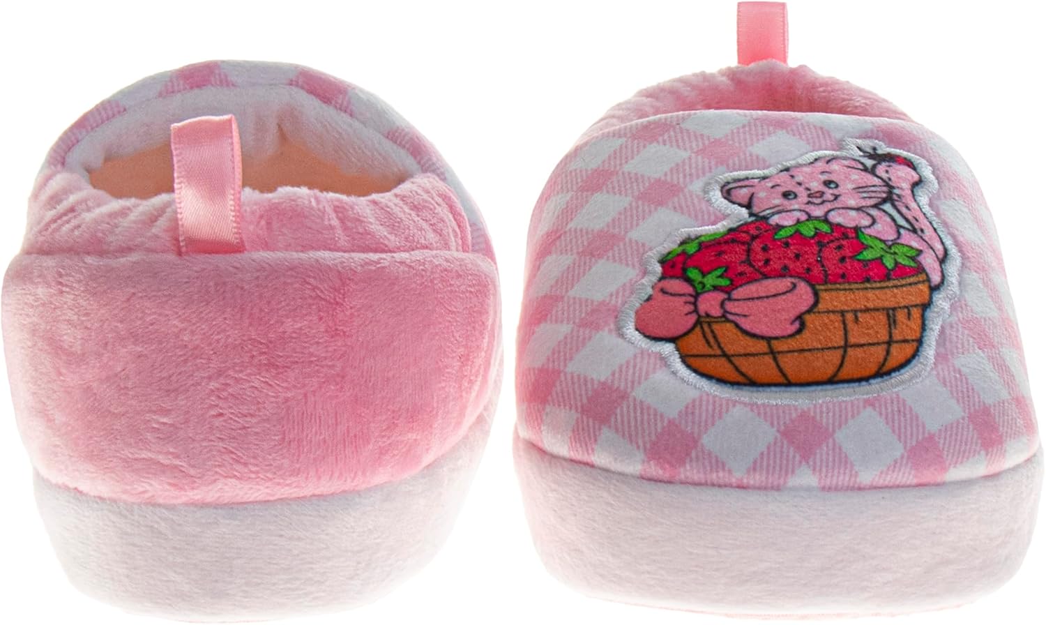 Тапочки Hello Kitty Sanrio Sweethearts Strawberry Shortcake Harry Potter для девочек и мальчиков, с котиком Kitty, домашние мягкие плюшевые тапочки для детей. Размеры: 5-10 для малышей, 11-13 для маленьких детей, 2-5 для старших детей Josmo, роз... — фото 3