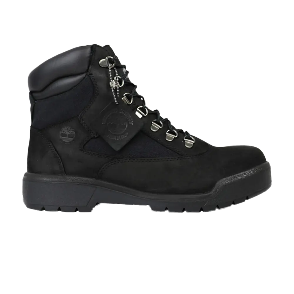 Ботинки Timberland 6 Inch Field с логотипом, черный