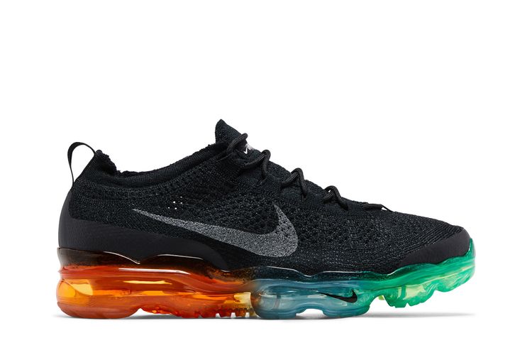 

Кроссовки Air VaporMax 2023 Flyknit 'Black Green Strike Curry', черный