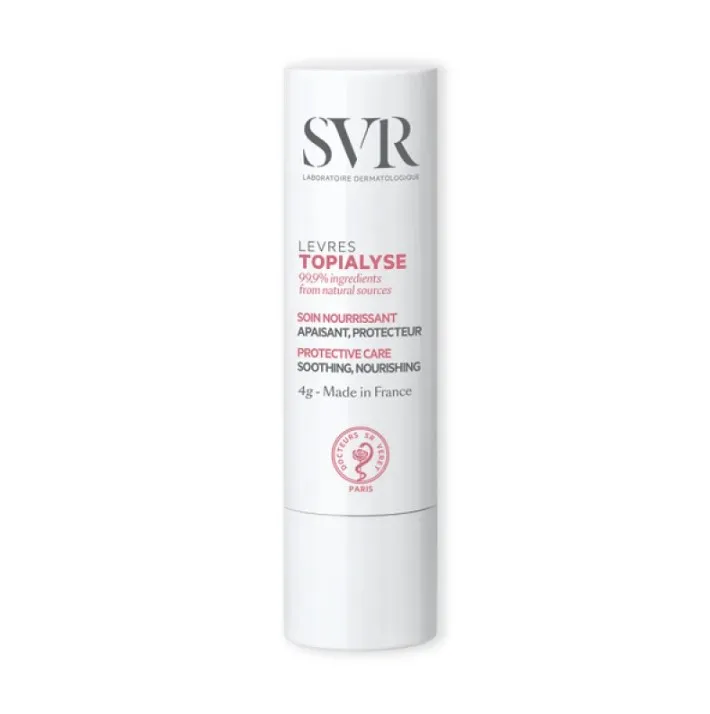 

SVR Topialyse Stick Levres Vegetal 4 г Новая формула восстанавливающего бальзама для губ