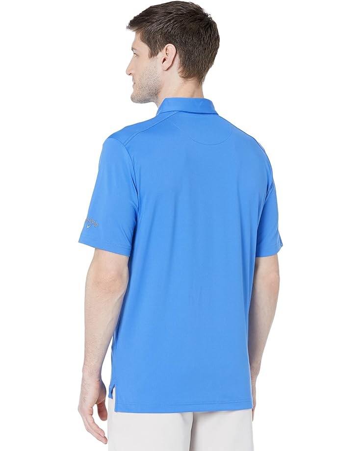 

Поло Callaway Opti-Dri Micro-Hex Solid Polo, цвет Amparo Blue