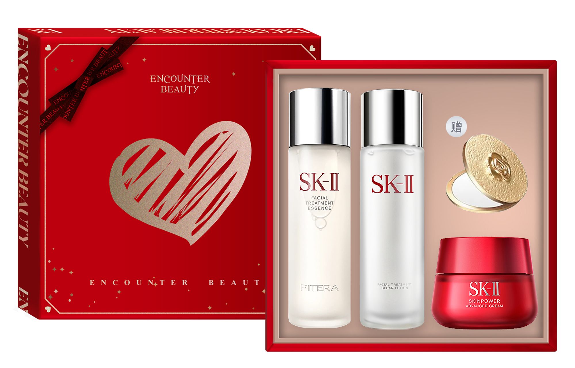 

SK-II Набор уходовой косметики divine water clear luminous cream коробка+сумка для покупок увлажнение лифтинг 230мл+230мл+80г